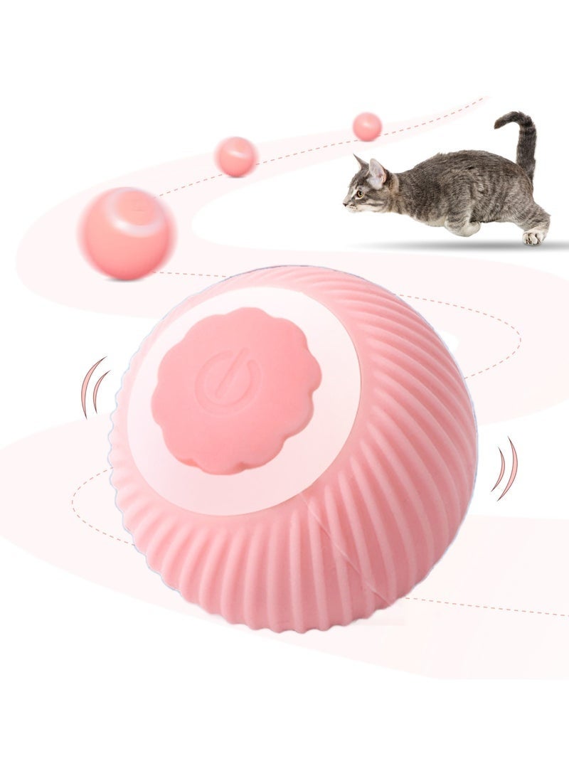 Interactive Cat Ball Toy, Intelligent Indoor Automatic Moving Ball Puzzle Dispel Boredom USB Charging Pet Toy - Image 1